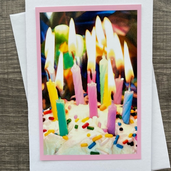 Six beautiful 5x7 Photo Birthday Cards - Handmade - Picture 3 of 7